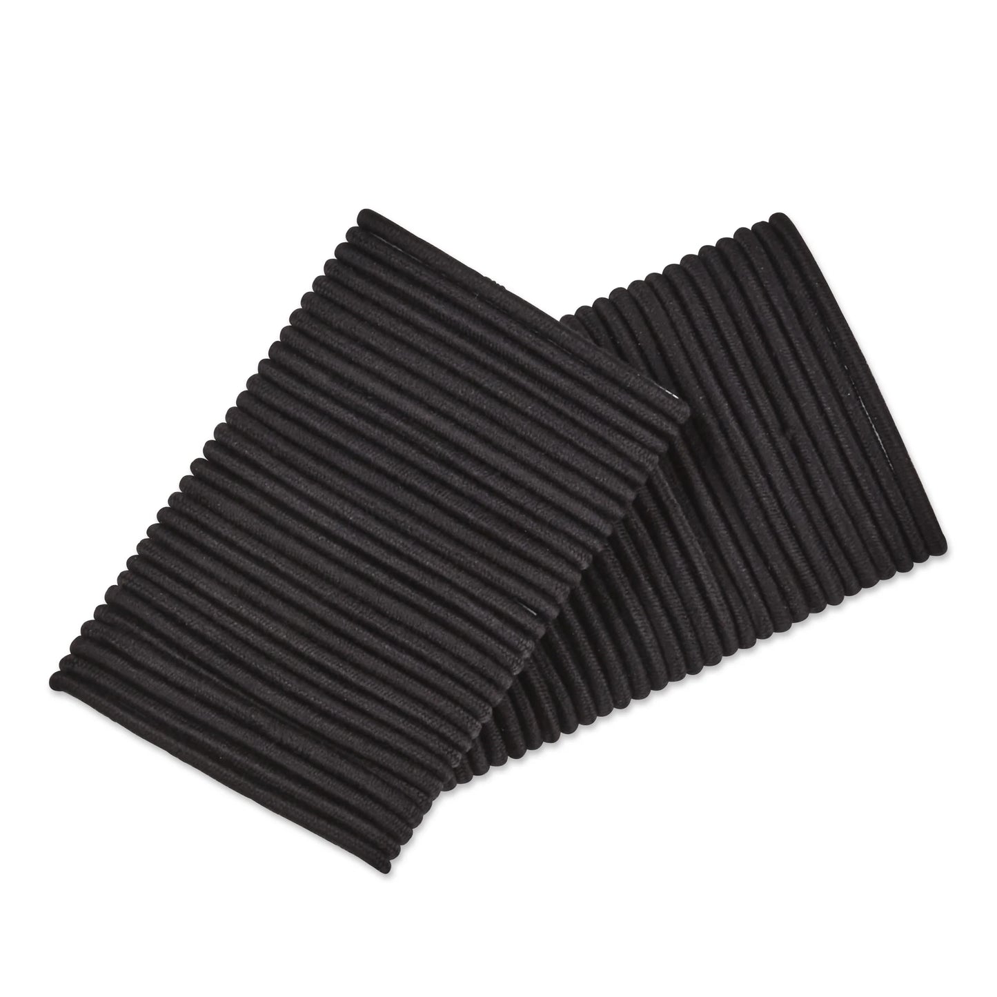 Value Pack Ponytail Holder Hair Ties, Black, 60 Ct