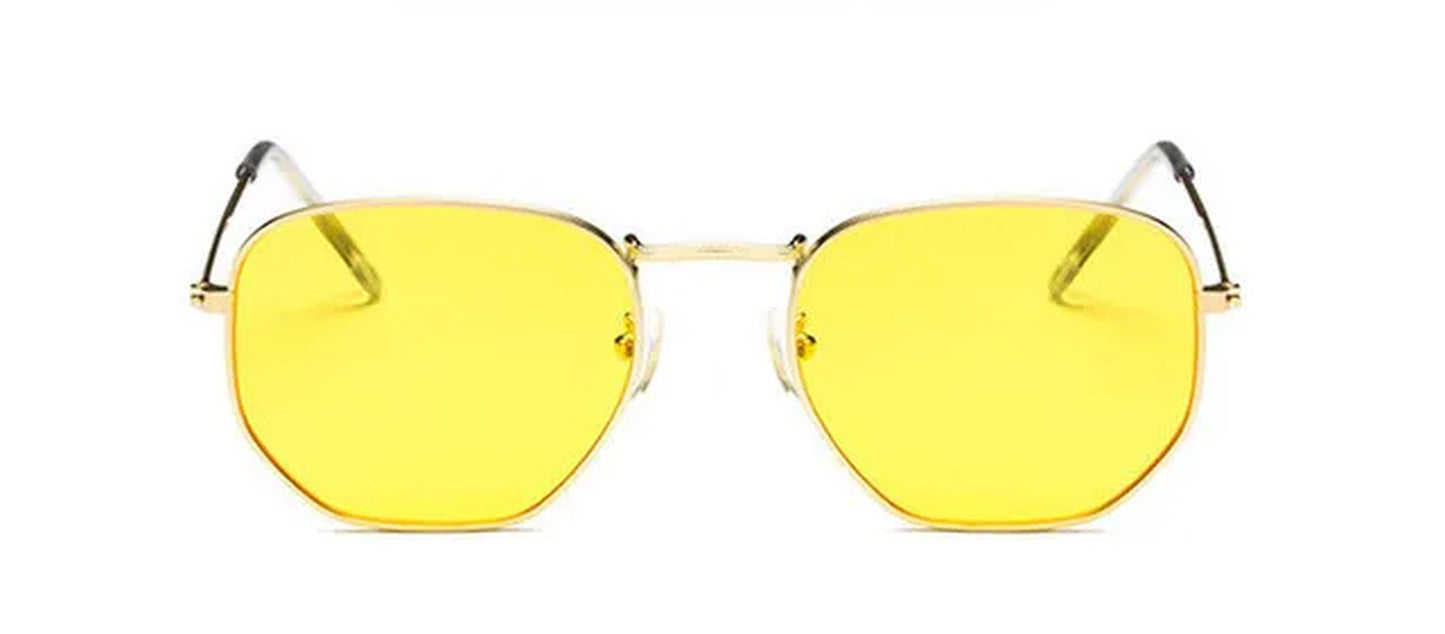 2021 Vintage Metal Men Sunglasses Brand Designer Sun Glasses Women Female Classic Driving Eyewear Uv400