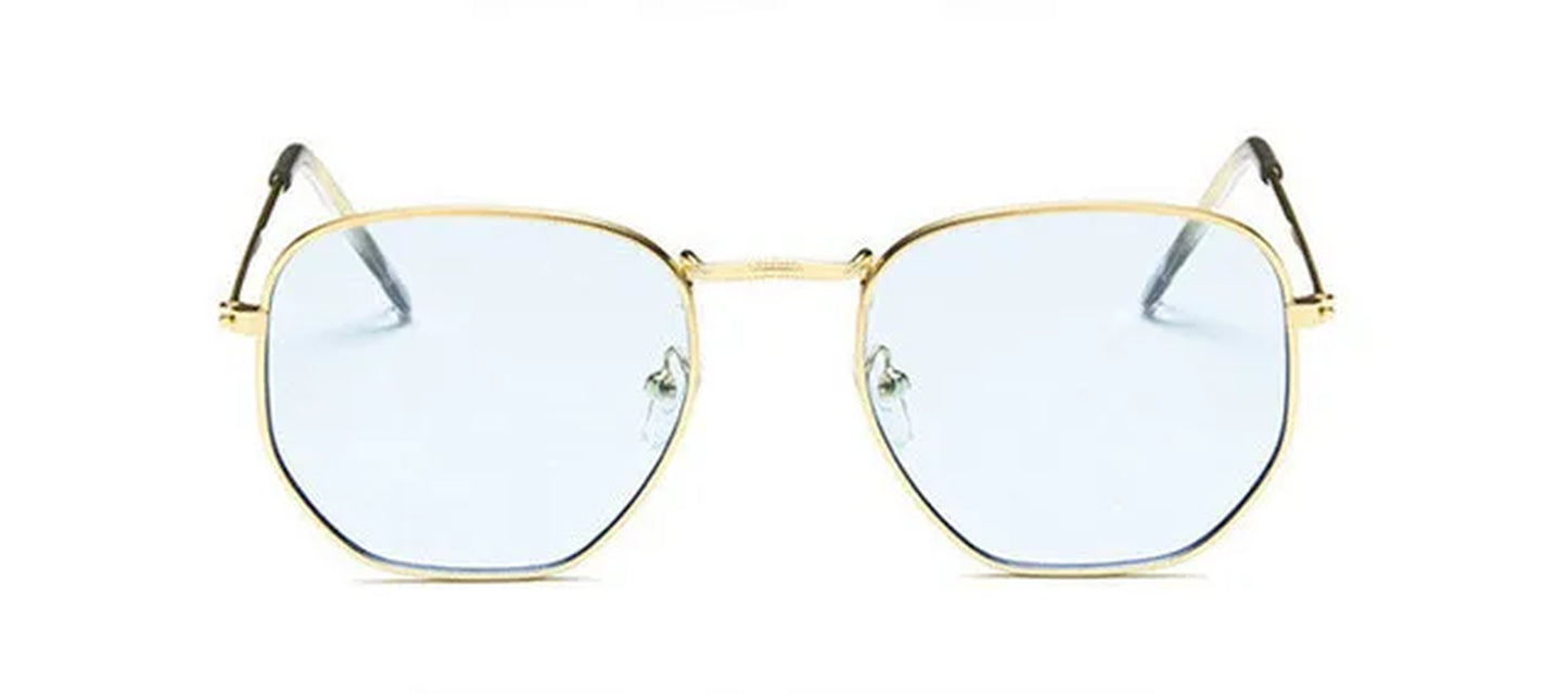 2021 Vintage Metal Men Sunglasses Brand Designer Sun Glasses Women Female Classic Driving Eyewear Uv400