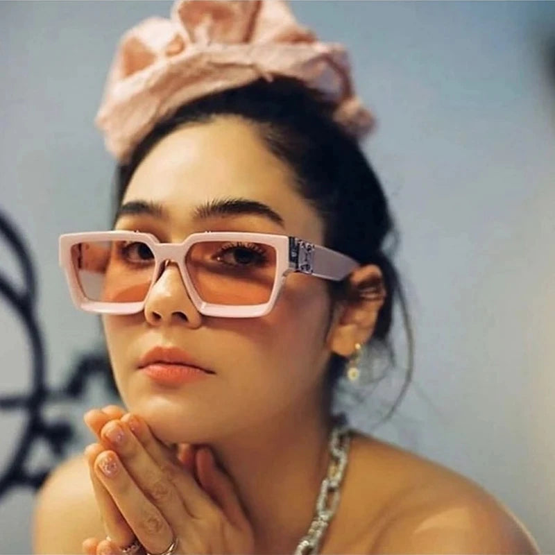 Small Rectangle Sunglasses Women Luxury Brand Men Shades Retro Square Black Sun Glasses Eyewear Trend Punk Eyeglasses for Male