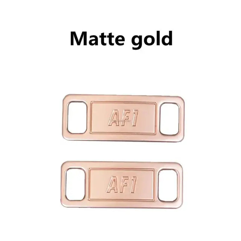 New Combination AF1 Diamond Shoe Charms Sneaker Laces Buckle Quality Metal Shoelaces Decorations Air Force 1 Shoes Accessories